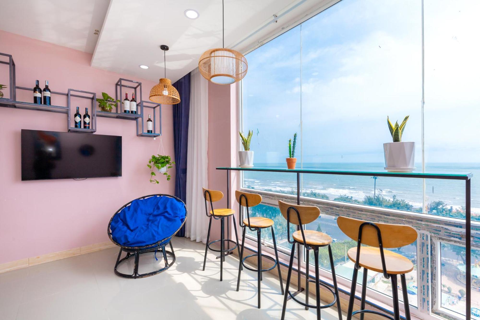 Can Ho "2" Oasky View Bien 3 Phong 5 Giuong- Oasky Sea View Apartment Vung Tau Exteriör bild