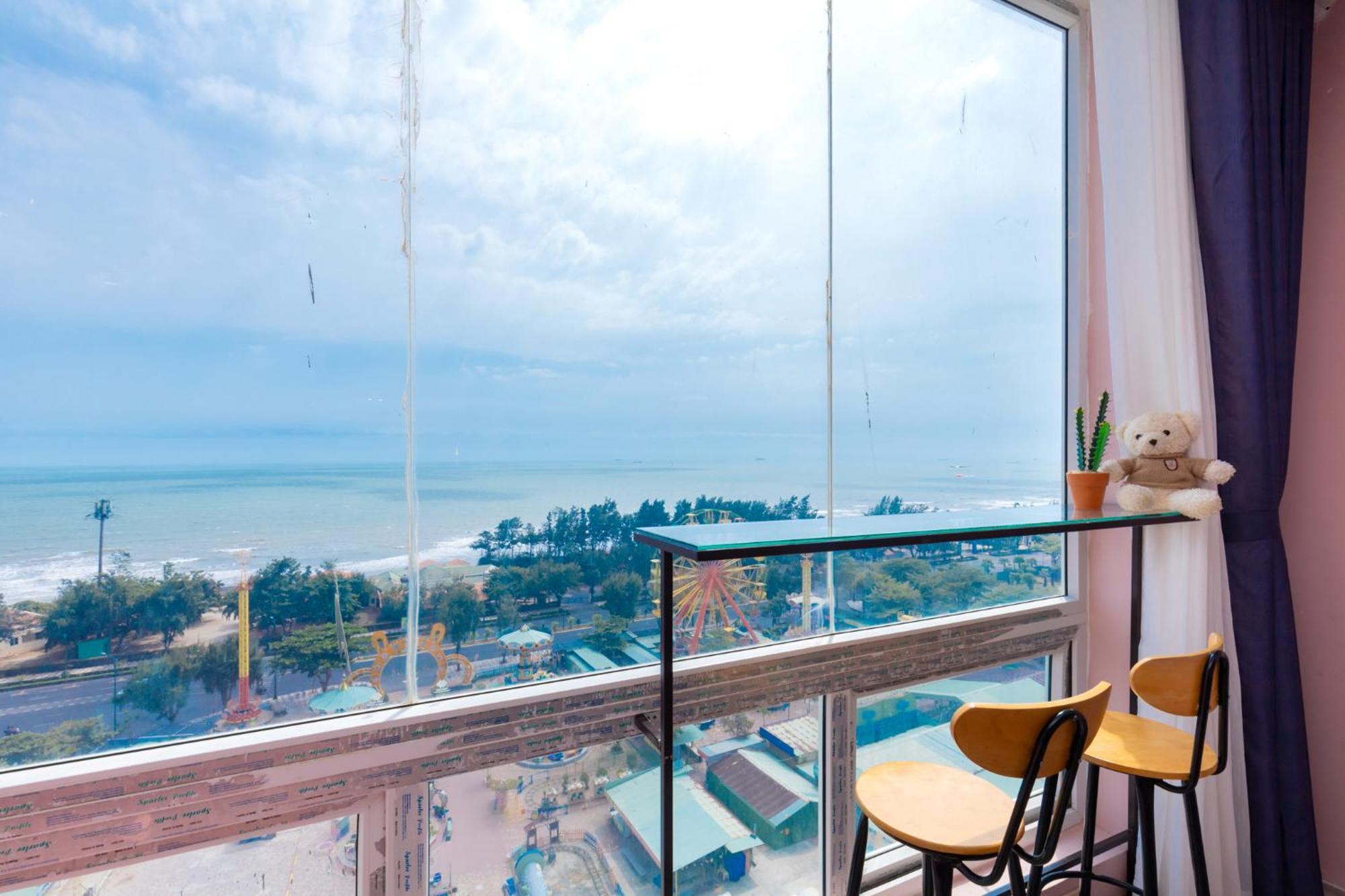Can Ho "2" Oasky View Bien 3 Phong 5 Giuong- Oasky Sea View Apartment Vung Tau Exteriör bild